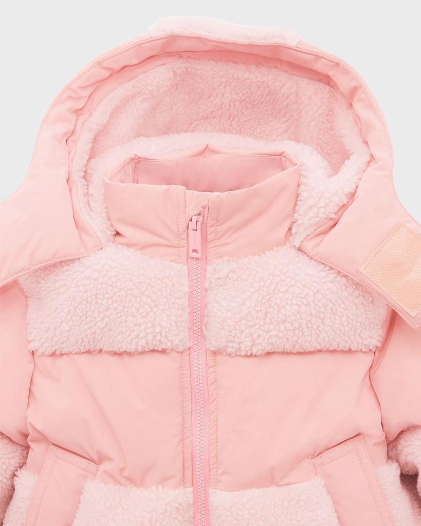 Girl's Calder Puffer Fleece Jacket, Size 6M-2商品第3张图片规格展示