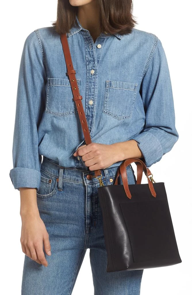 商品Madewell|中号真皮手提包,价格¥837,第2张图片详细描述
