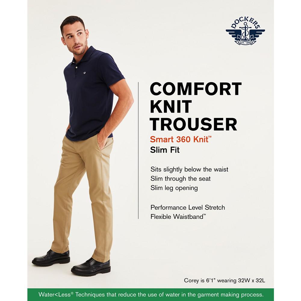 Men's Slim-Fit Smart 360 Knit™ Stretch Comfort Knit Pants商品第4张图片规格展示