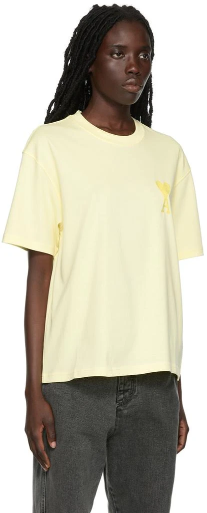 商品AMI|Yellow Ami de Cœur T-Shirt,价格¥1158,第2张图片详细描述