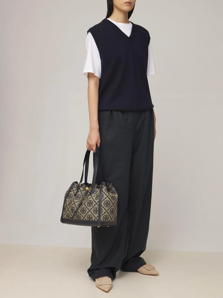 商品Tory Burch|Small T Monogram Perry Tote Bag,价格¥5345,第2张图片详细描述