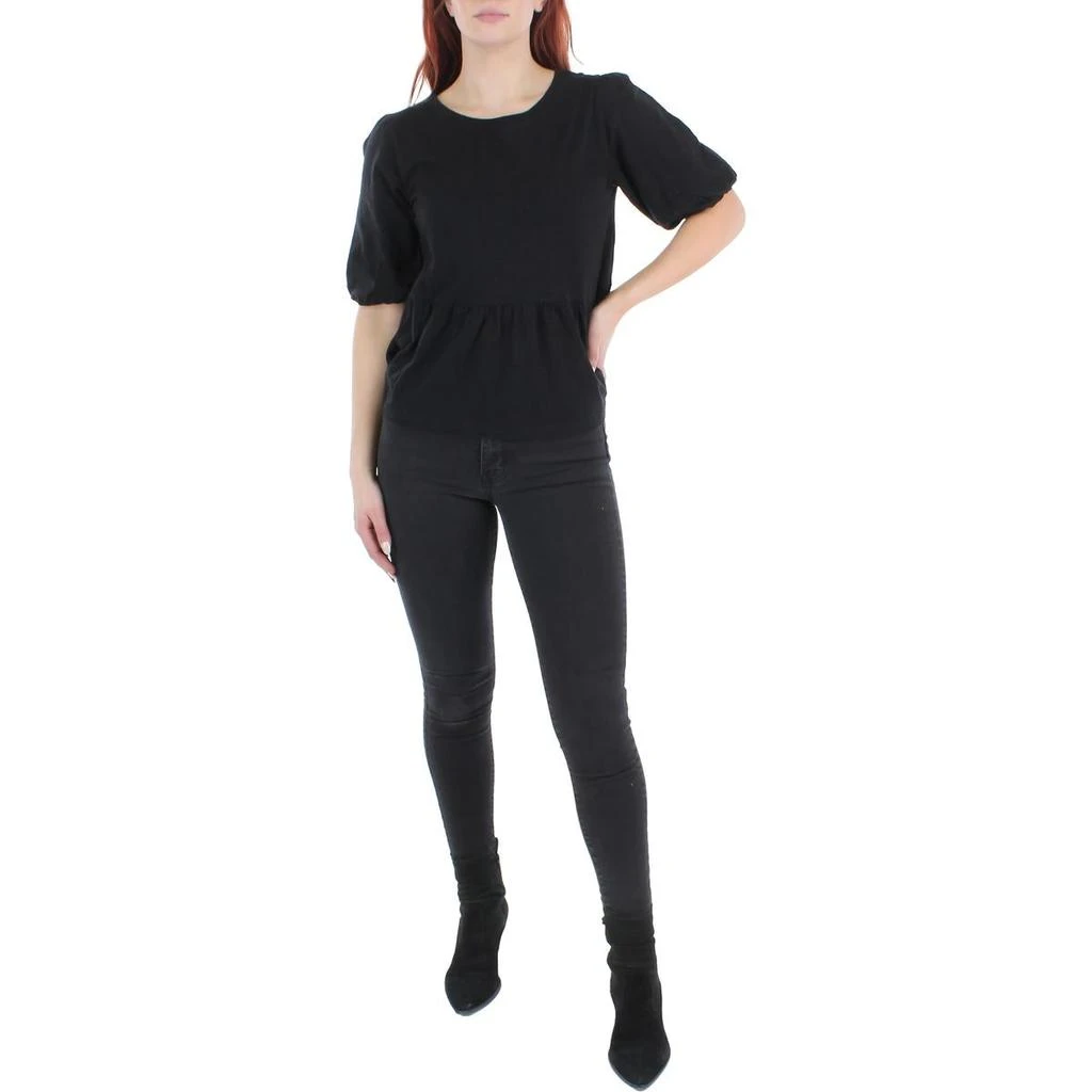 商品Sanctuary|Sanctuary Womens Crewneck Knit Peplum Top,价格¥54,第1张图片