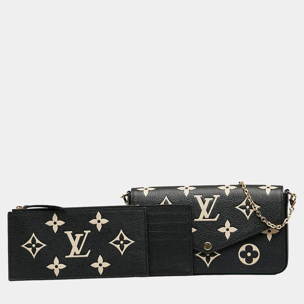   Louis Vuitton Black Bicolor Monogram Empreinte Pochette Felicie 商品