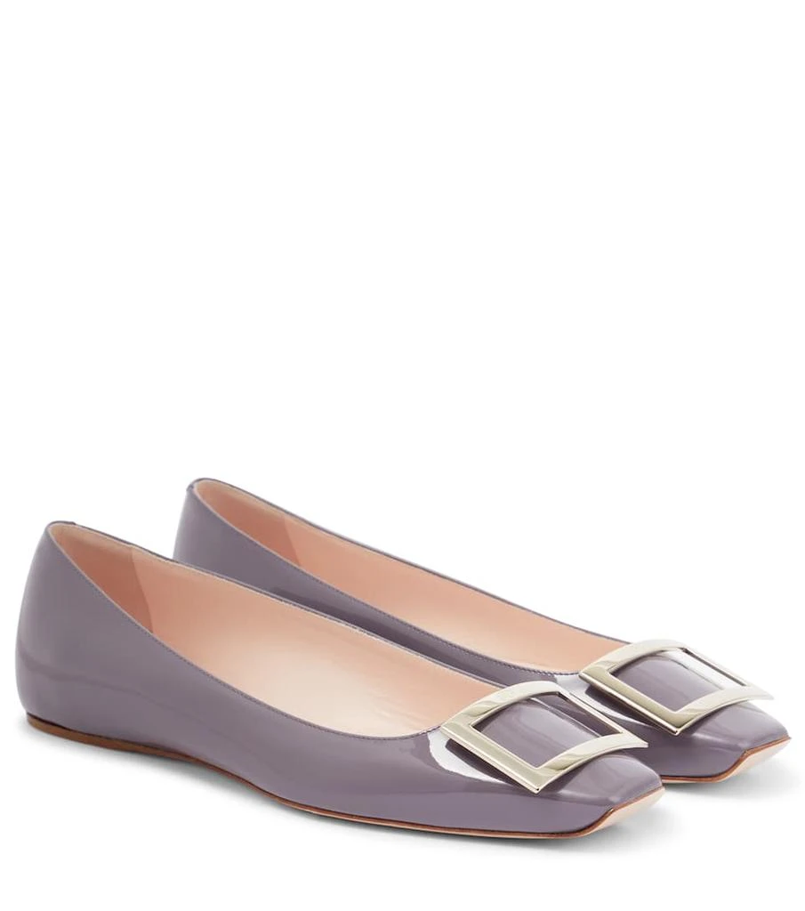 商品Roger Vivier|Trompette leather ballerinas,价格¥5405,第1张图片