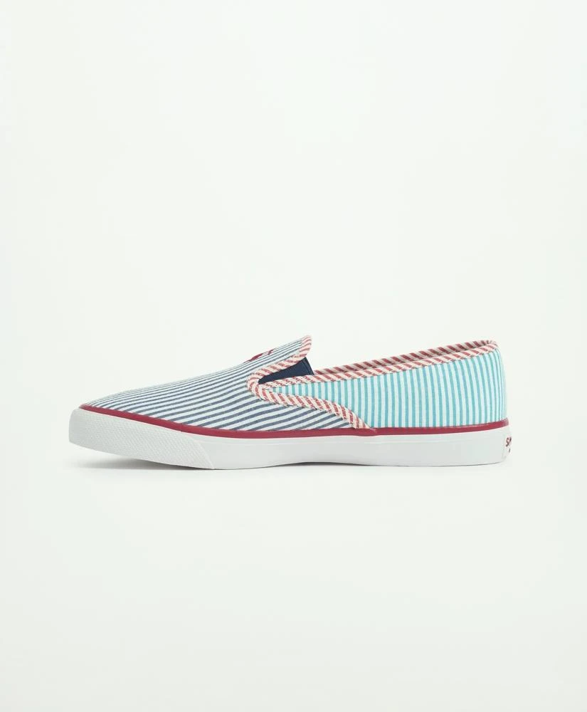 商品Brooks Brothers|Sperry x Brooks Brothers "Seersucker" Slip On,价格¥489,第3张图片详细描述
