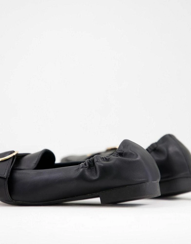 商品Simply Be Wide Fit|Simply Be Extra Wide Fit astrid ballet flats in black,价格¥128,第2张图片详细描述