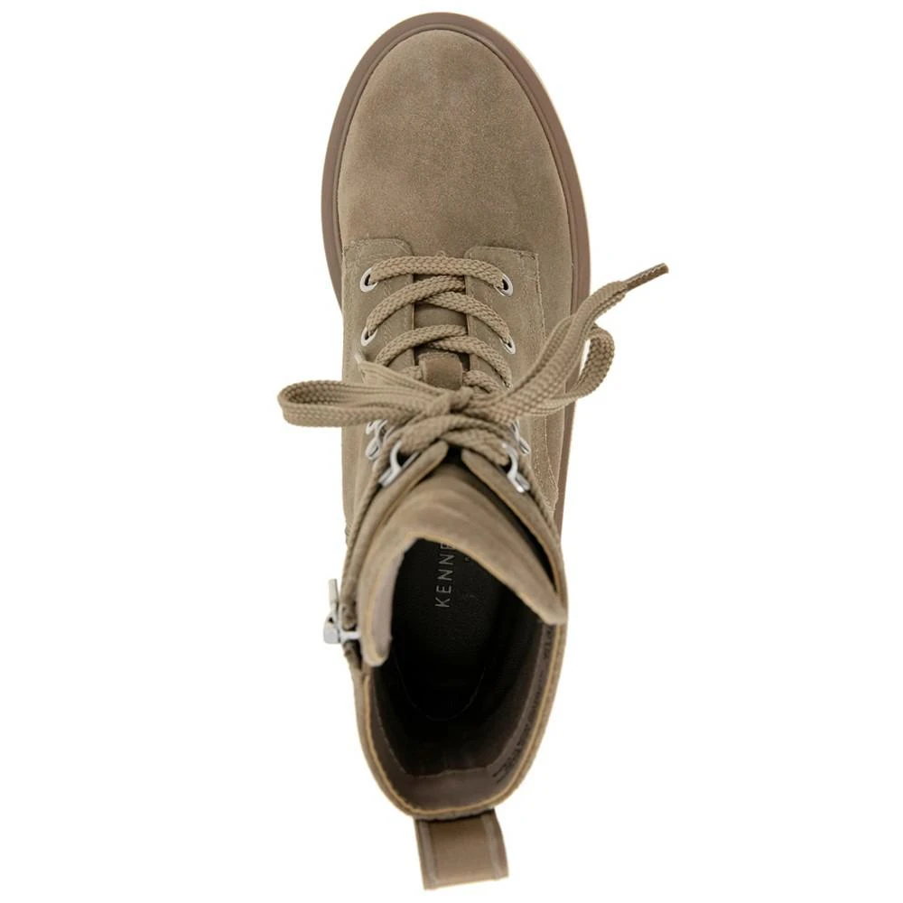 商品Kenneth Cole|Women's Radell Lace-Up Lug Sole Combat Boots,价格¥593,第4张图片详细描述