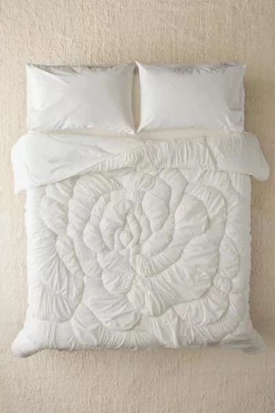 商品Urban Outfitters|Bella Rose Puffy Stitched Quilt,价格¥825,第2张图片详细描述