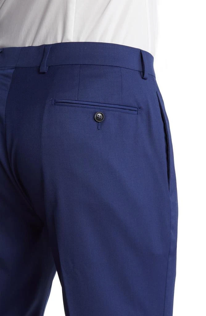 商品Calvin Klein|Mabry Blue Sharkskin Two Button Notch Lapel Slim Fit Suit,价格¥1784,第5张图片详细描述