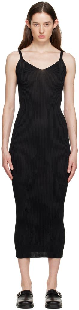 OUR LEGACY｜DRESSES (KNITTED SINGLET DRESS Super Black P Our Legacy Knitted Singlet Dress Super Black Performance