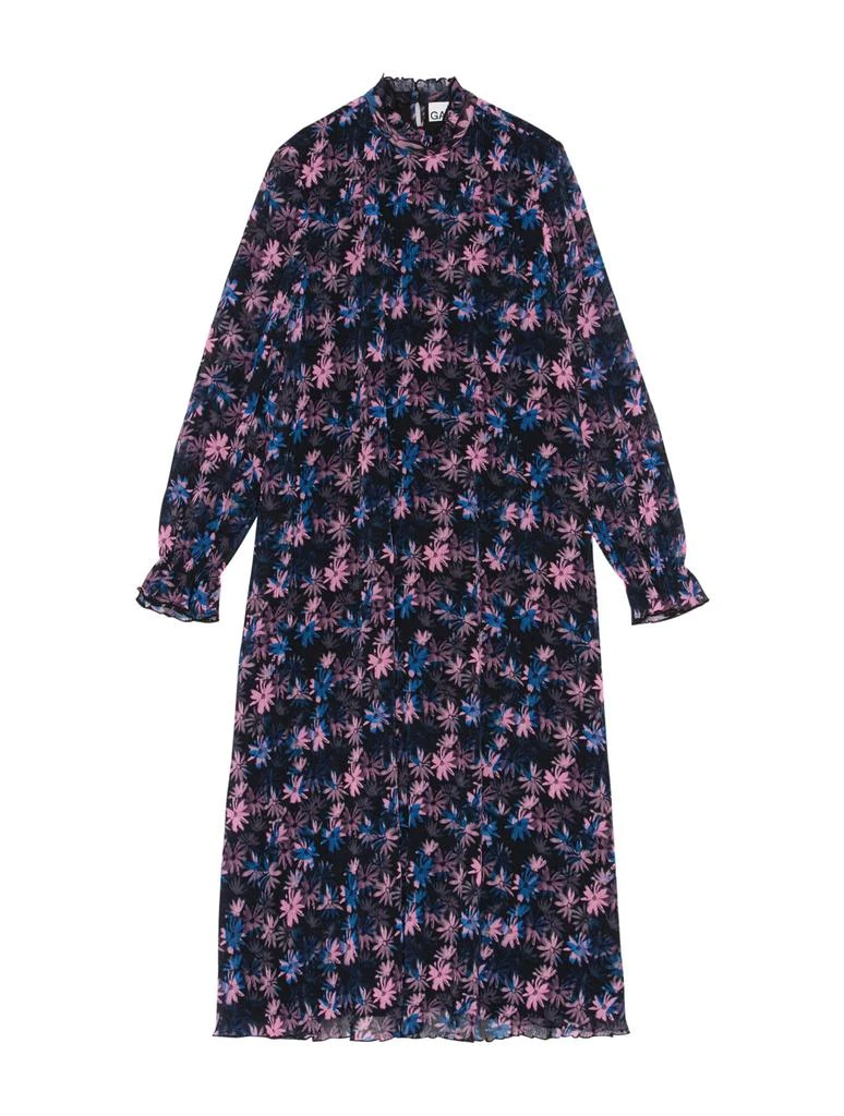 商品Ganni|Ganni Pleated Georgette Midi Dress,价格¥2074,第1张图片