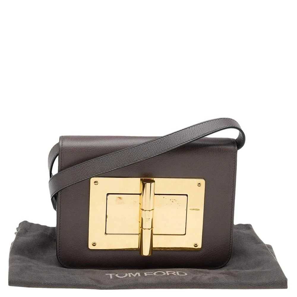 Tom Ford Brown Leather Small Natalia Shoulder Bag 商品