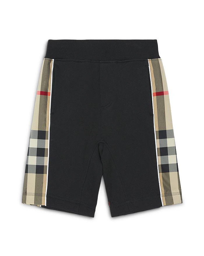 商品Burberry|Unisex Check Panel Cotton Shorts - Little Kid, Big Kid,价格¥1720,第1张图片
