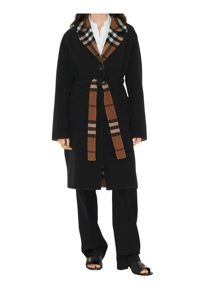 商品Burberry|Check wool reversible coat.,价格¥25818,第4张图片详细描述