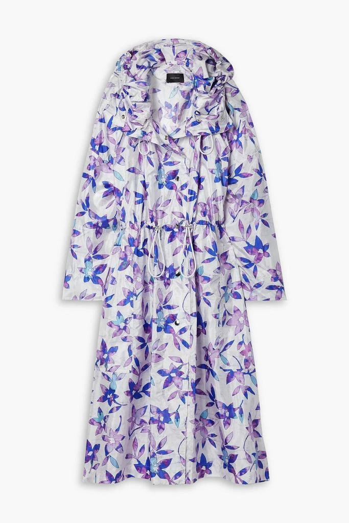 商品Isabel Marant|Dimunali floral-print shell hooded coat,价格¥3936,第1张图片