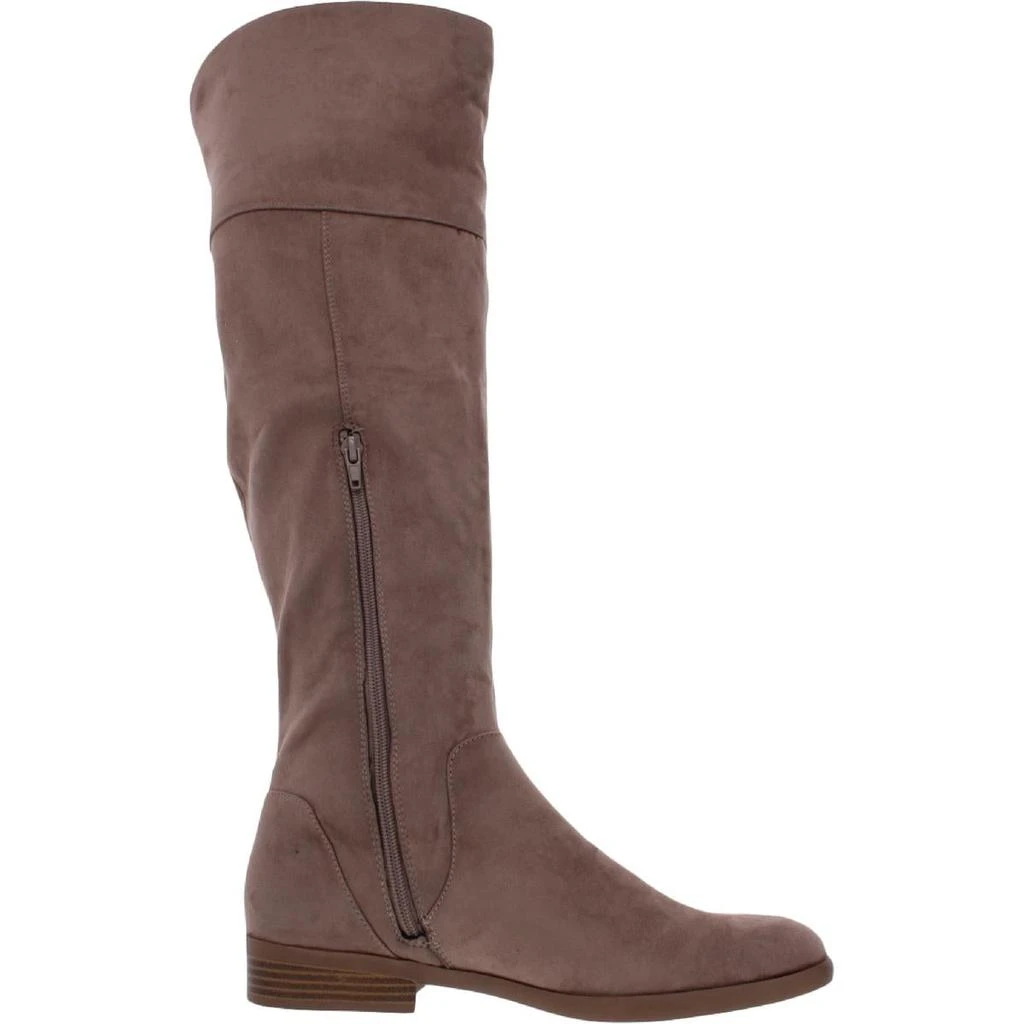 商品Style & Co|Style & Co. Womens Lessah Faux Suede Almond Toe Knee-High Boots,价格¥84,第3张图片详细描述