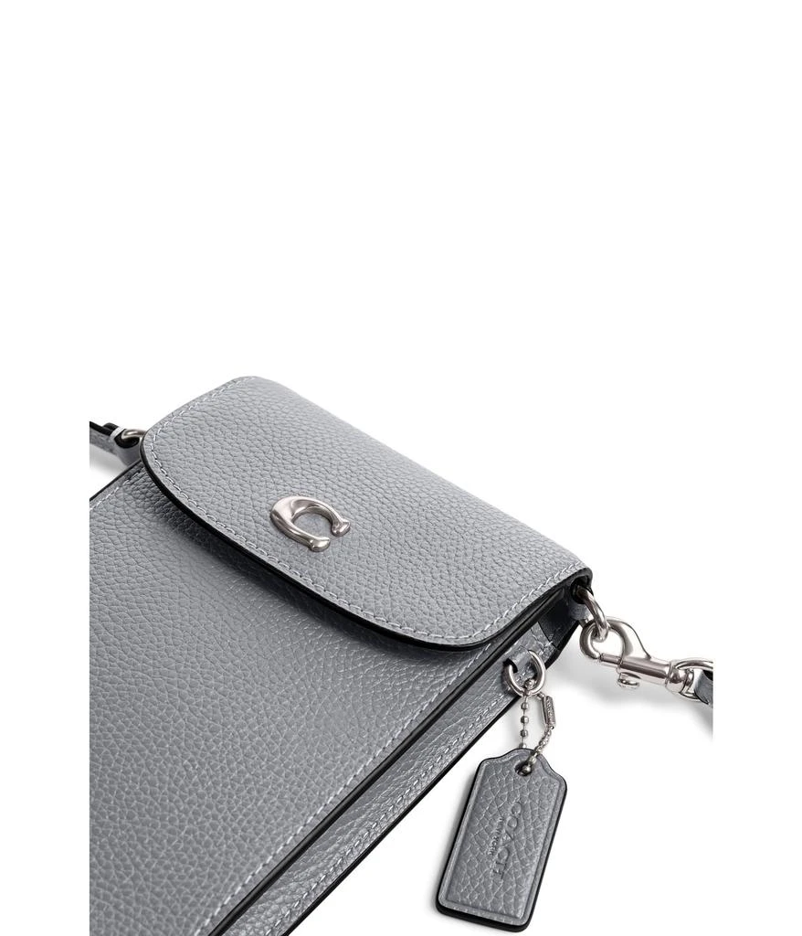 商品Coach|Polished Pebble Leather Phone Crossbody,价格¥1309,第4张图片详细描述