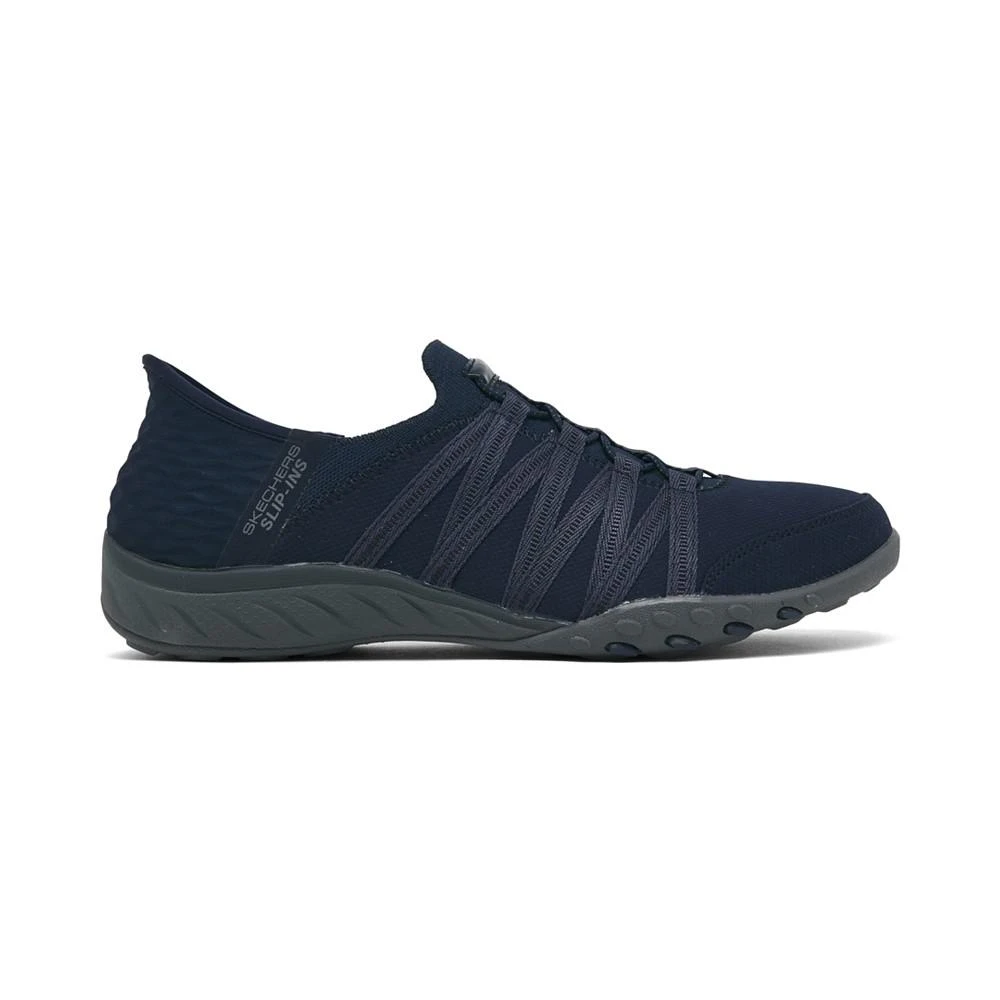 商品SKECHERS|Women's Slip-Ins-Relaxed Fit- Breathe-Easy - Roll with Me Slip-On Casual Sneakers from Finish Line,价格¥528,第2张图片详细描述