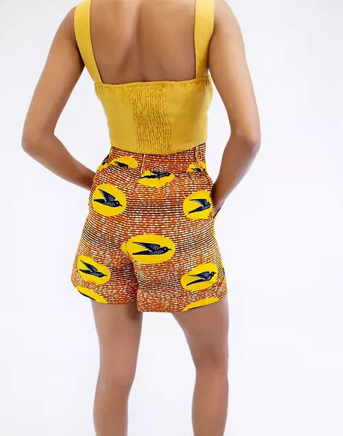 CHEN BURKETT NEW YORK Hawksbill Shorts Orange商品第2张图片规格展示