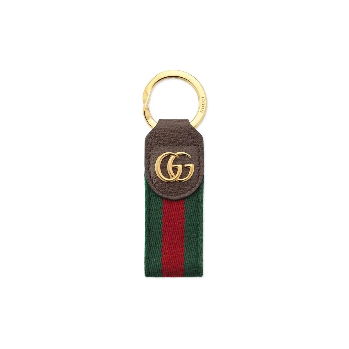 商品Gucci|【预售】 古驰 24秋冬 女士 钥匙包 Ophidia 系列钥匙链 523161 HE2NG 8742,价格¥2189,第1张图片