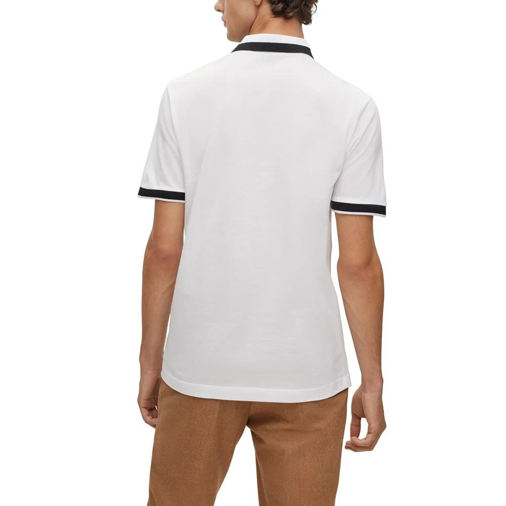商品Hugo Boss|Men's Signature-Stripe Collar Polo Shirt,价格¥1109,第2张图片详细描述
