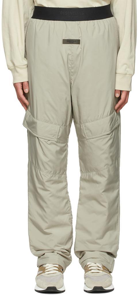 商品Essentials|Green Polyester Cargo Pants,价格¥906,第1张图片