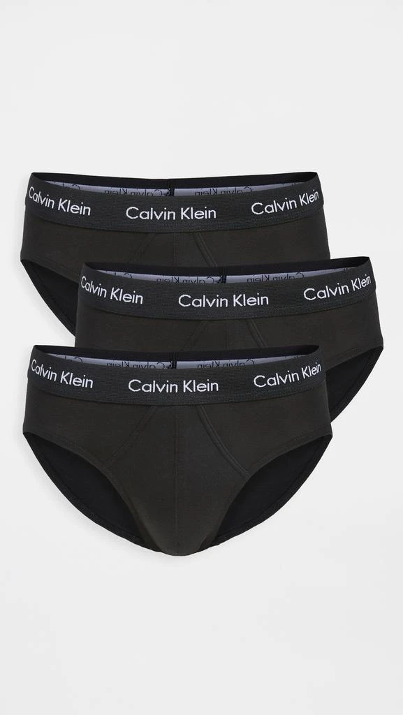 商品Calvin Klein|Cotton Stretch 3-Pack Hip Briefs,价格¥356,第1张图片