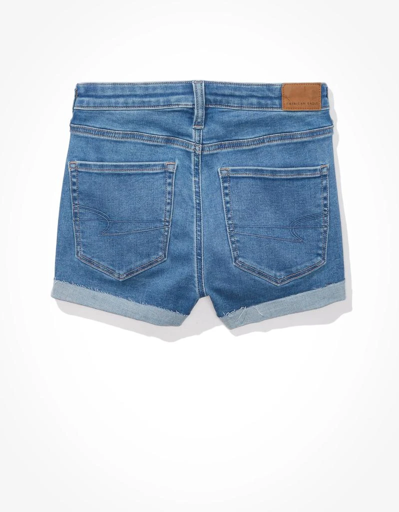 商品AE|AE Ne(x)t Level High-Waisted Denim Short Short,价格¥122,第5张图片详细描述