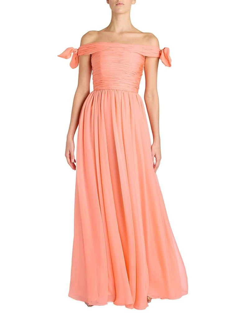 商品Giambattista Valli|Silk Georgette Off-The-Shoulder Gown,价格¥50944,第2张图片详细描述