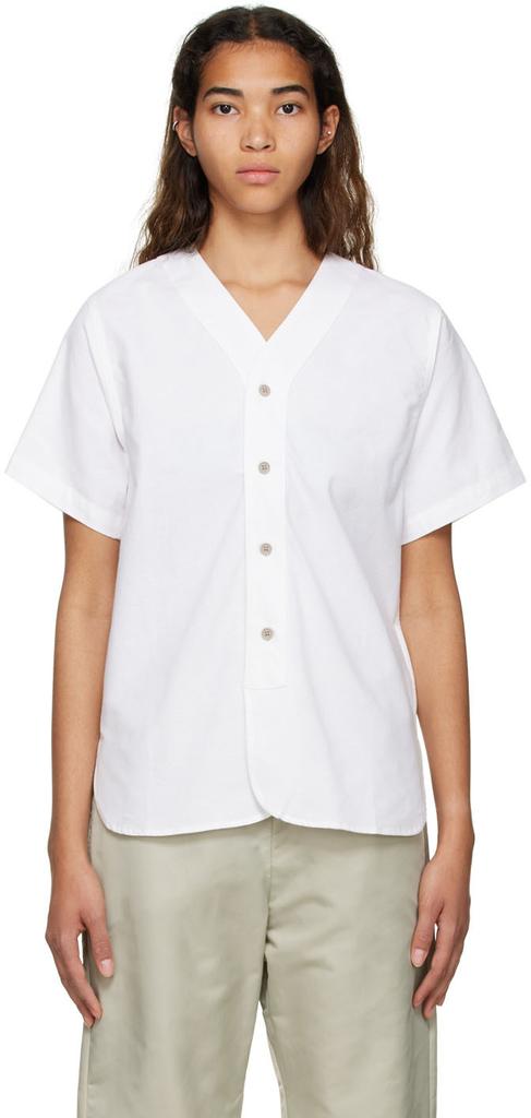 White Cotton Shirt商品第1张图片规格展示