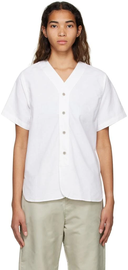 商品Essentials|White Cotton Shirt,价格¥471,第1张图片