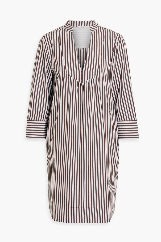 商品IRIS & INK|Cleo striped cotton-poplin mini dress,价格¥963,第1张图片