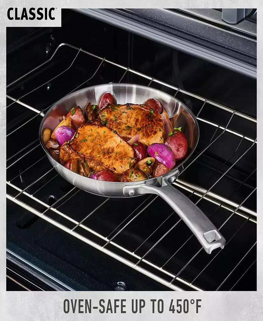商品Calphalon|Classic Stainless Steel 3.5 Qt. Covered Saucepan,价格¥519,第5张图片详细描述