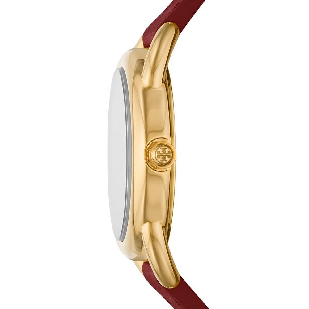 商品Tory Burch|Women's Red Leather Strap Watch 32mm,价格¥1409,第2张图片详细描述