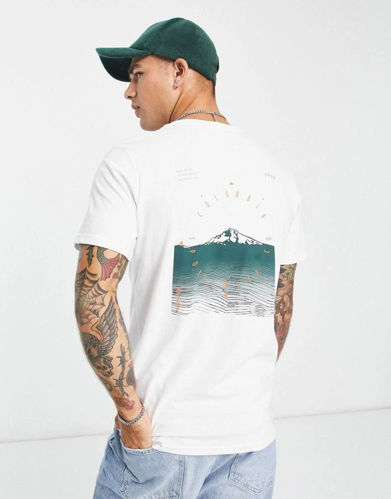 商品Columbia|Columbia Rapid Ridge cotton back graphic t-shirt in white,价格¥187,第2张图片详细描述