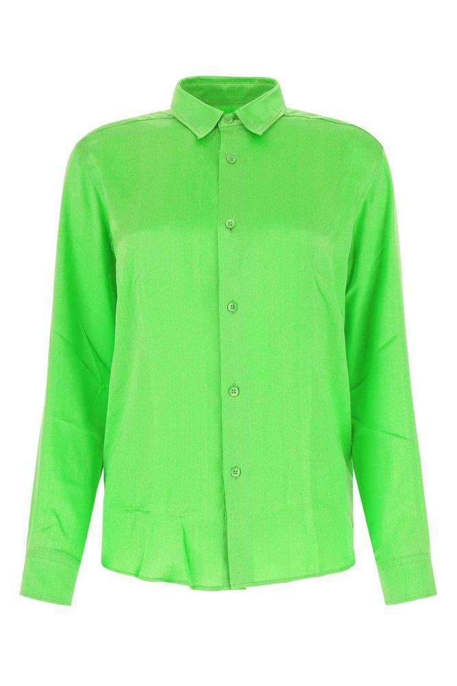 商品AMI|AMI Long-Sleeve Buttoned Shirt,价格¥1130-¥1320,第1张图片
