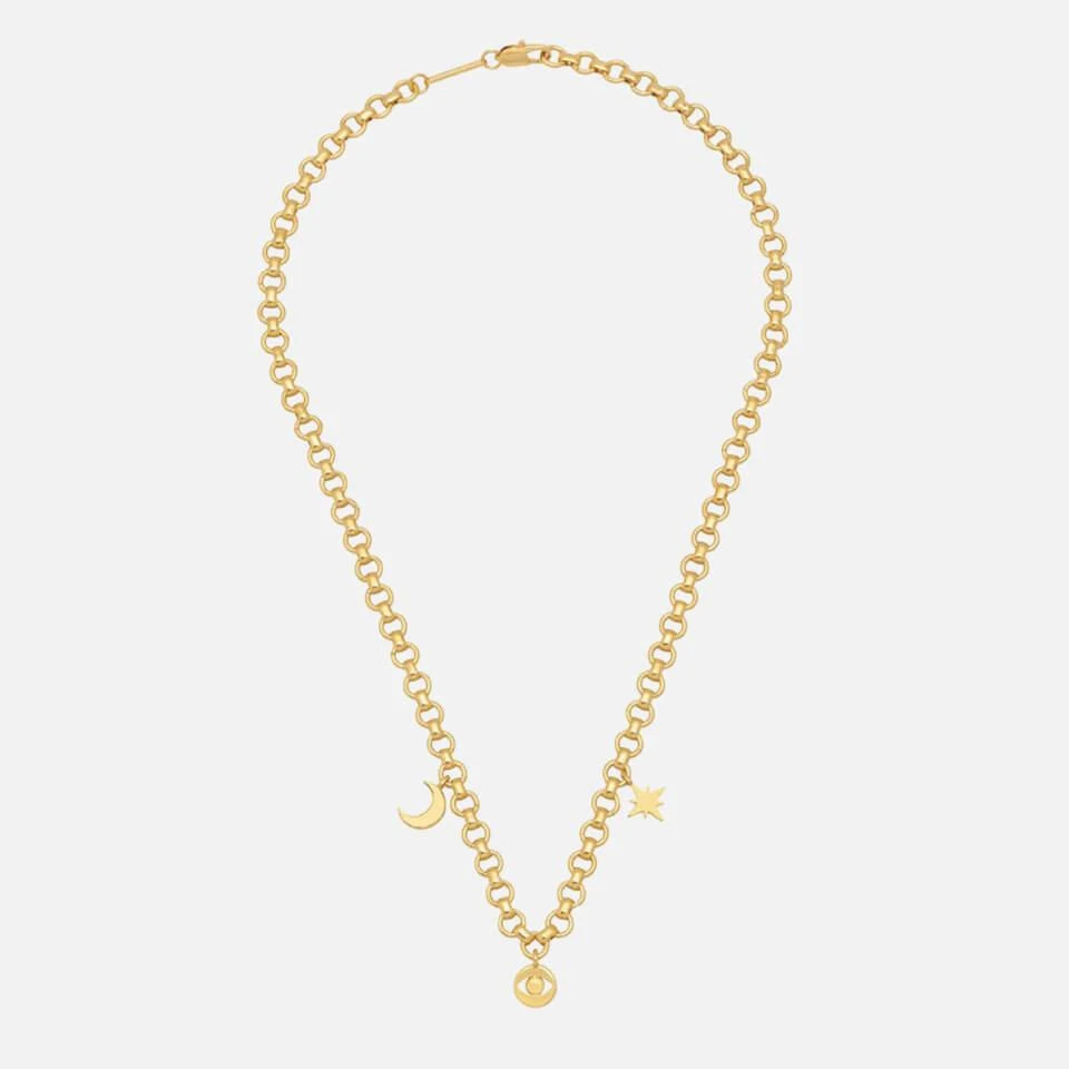 商品ESTELLA BARTLETT|Estella Bartlett Women's Chunky Chain Motif Necklace - Gold Plate/Gold Plated,价格¥138,第1张图片