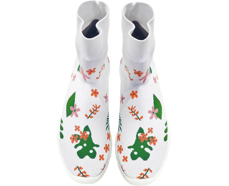 商品Joshua Sanders|White Flower 尼龙袜靴,价格¥1390,第4张图片详细描述