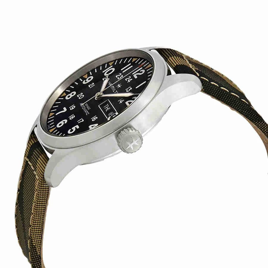 商品Hamilton|Khaki Field Automatic Black Dial Men's Watch H70535031,价格¥4757,第2张图片详细描述