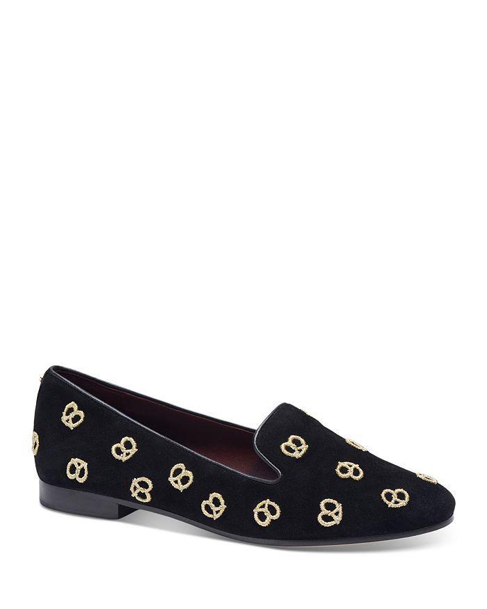 商品Kate Spade|Women's Lounge Mini Pretzel Flat Loafers,价格¥1456,第3张图片详细描述
