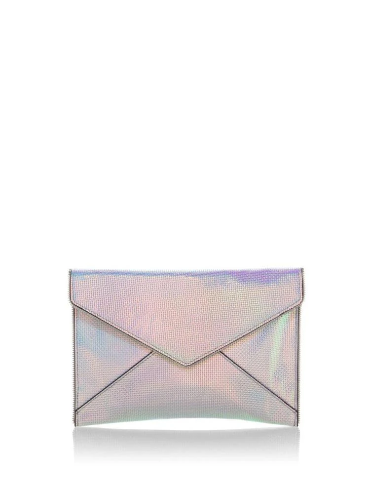 商品Rebecca Minkoff|Leather Leo Envelope Clutch,价格¥499,第1张图片