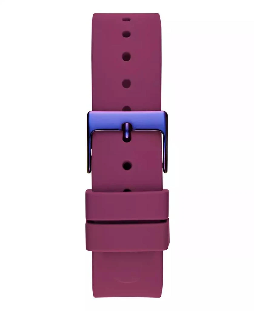 商品GUESS|Women's Analog Purple Silicone Watch 36mm,价格¥748,第5张图片详细描述