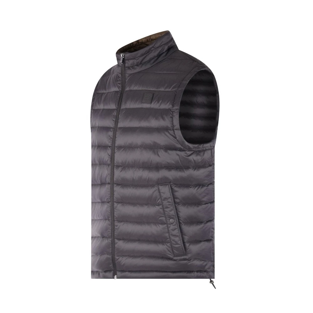 HUGO BOSS 男士黑色可折叠防水面料羽绒马夹 CHROMA-50427097-001 商品