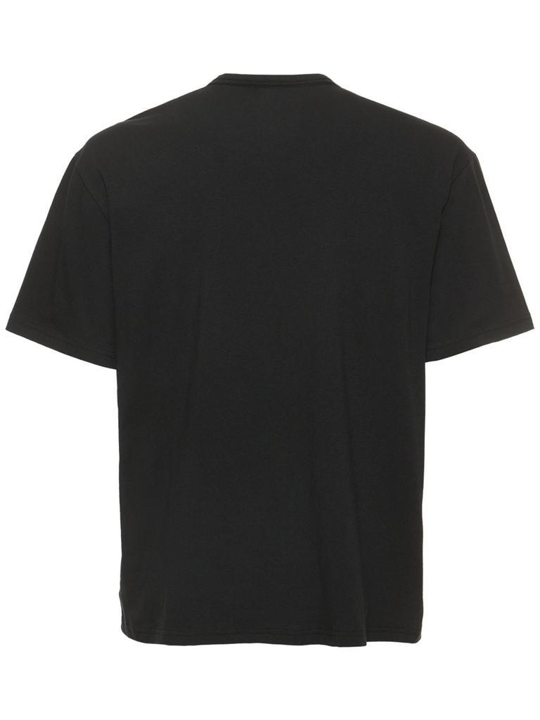商品Calvin Klein|Logo Print Cotton Blend T-shirt,价格¥346,第6张图片详细描述