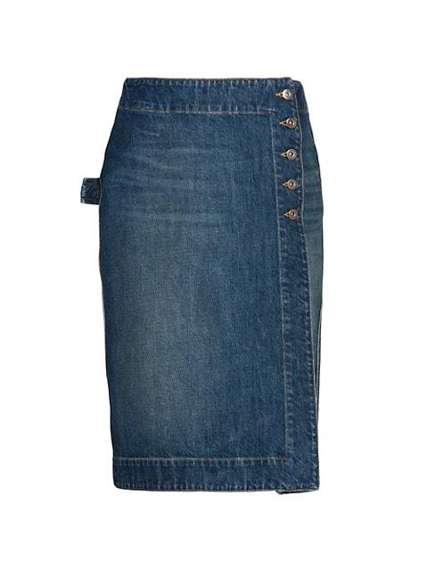 Denim Wrap Cargo Skirt商品第1张图片规格展示