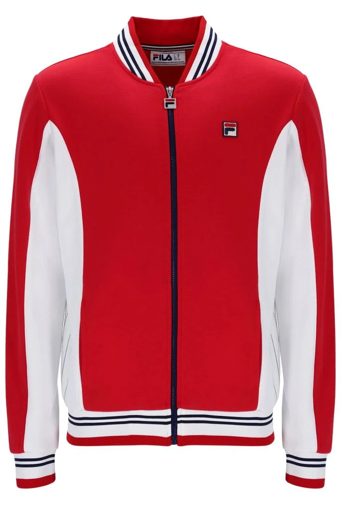 商品Fila|Fila Settanta Jacket - Chinese Red/White/Peacoat,价格¥446,第1张图片