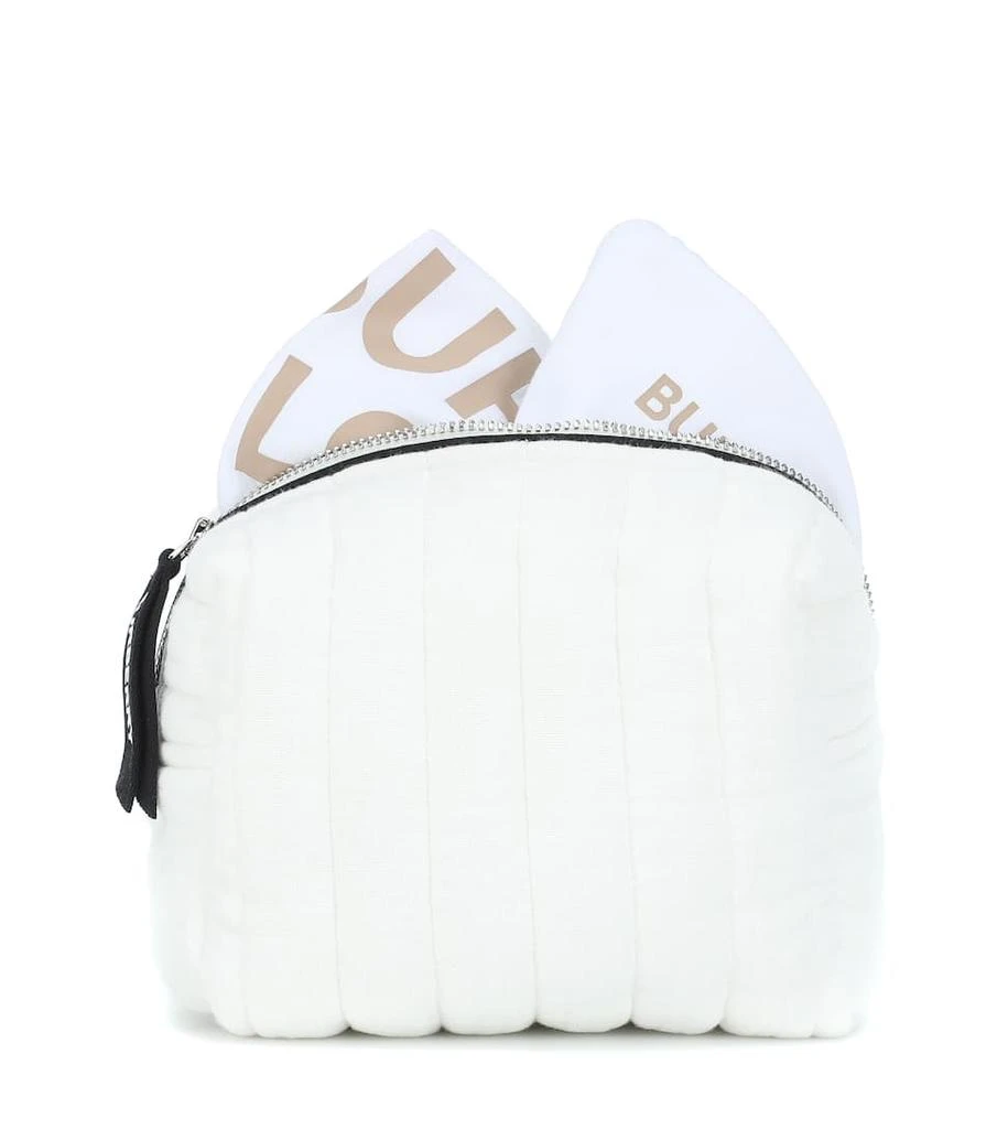 商品Burberry|Baby Cleo棉质连身衣和帽子套装,价格¥1713,第2张图片详细描述