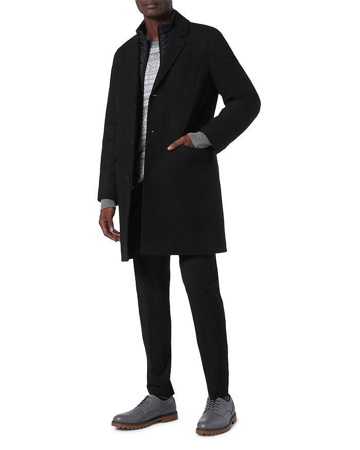 商品Andrew Marc|Sheffield Slim Fit Single Breasted Overcoat,价格¥2505,第4张图片详细描述