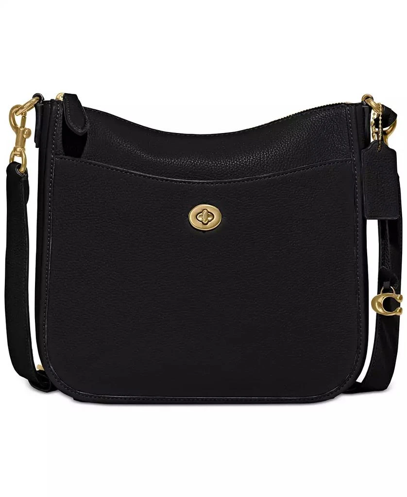 商品Coach|Pebble Leather Chaise Crossbody,价格¥2187,第1张图片
