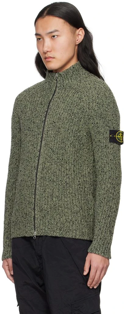 商品Stone Island|Green Zip Sweater,价格¥5597,第4张图片详细描述